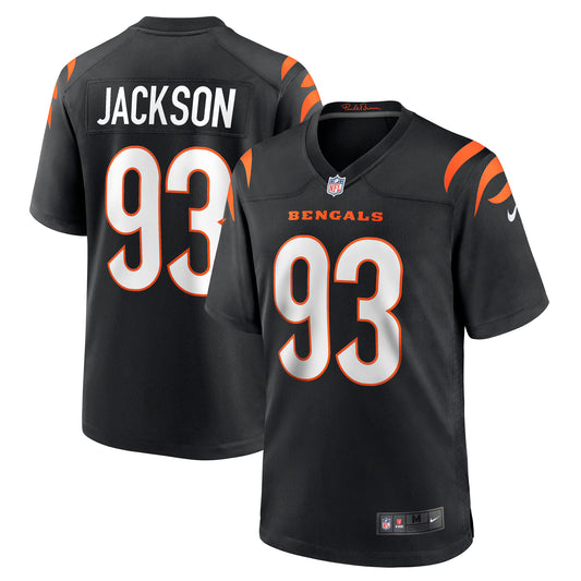 Cincinnati Bengals McKinnley Jackson Black Game Jersey