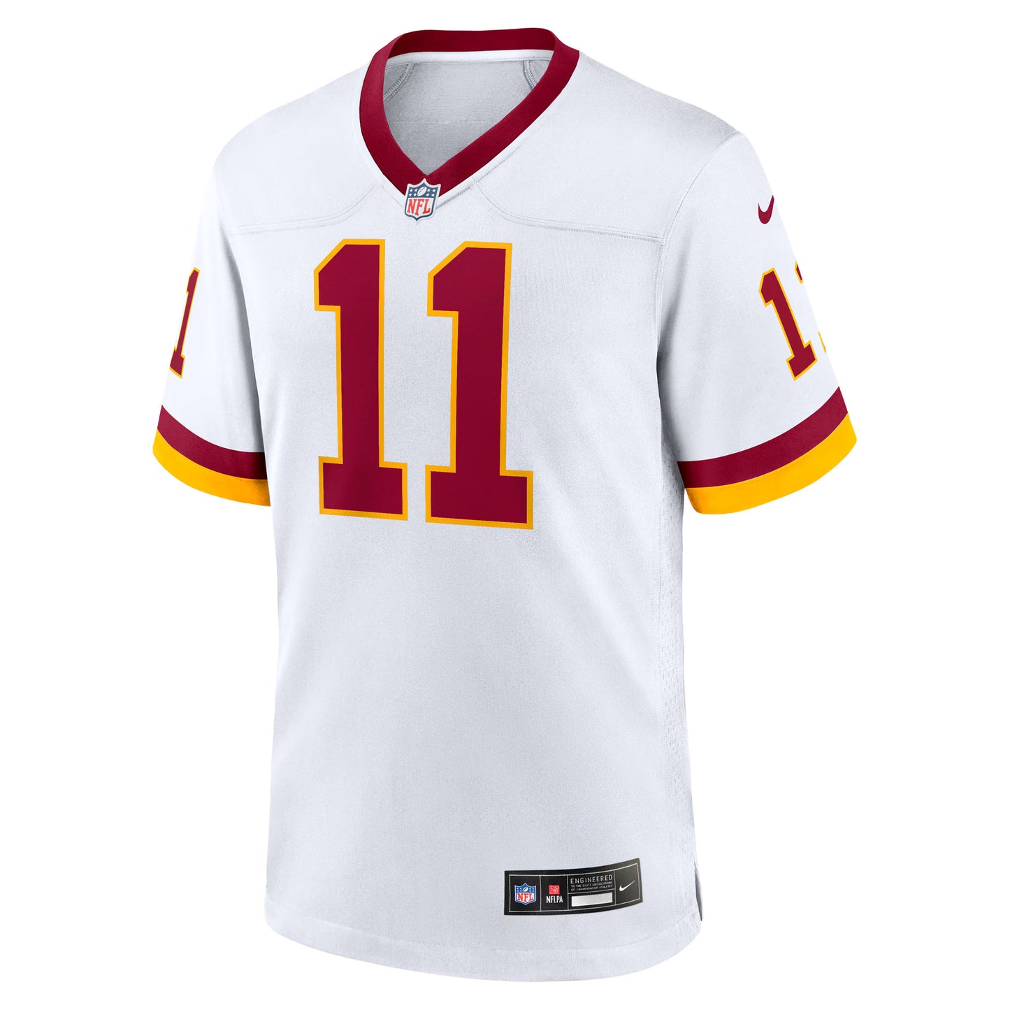 Washington Commanders Luke McCaffrey White Game Super Bowl Era Jersey
