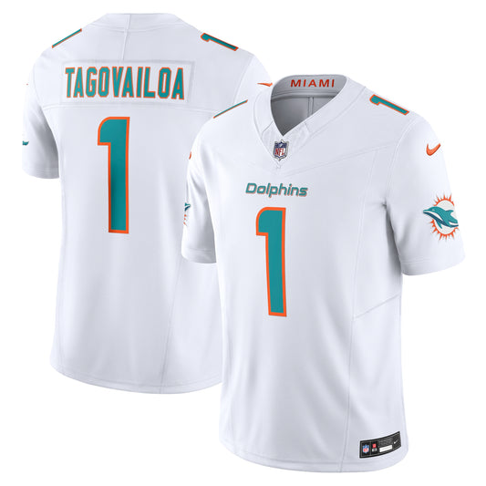 Miami Dolphins Tua Tagovailoa White Vapor F.U.S.E. Limited Jersey