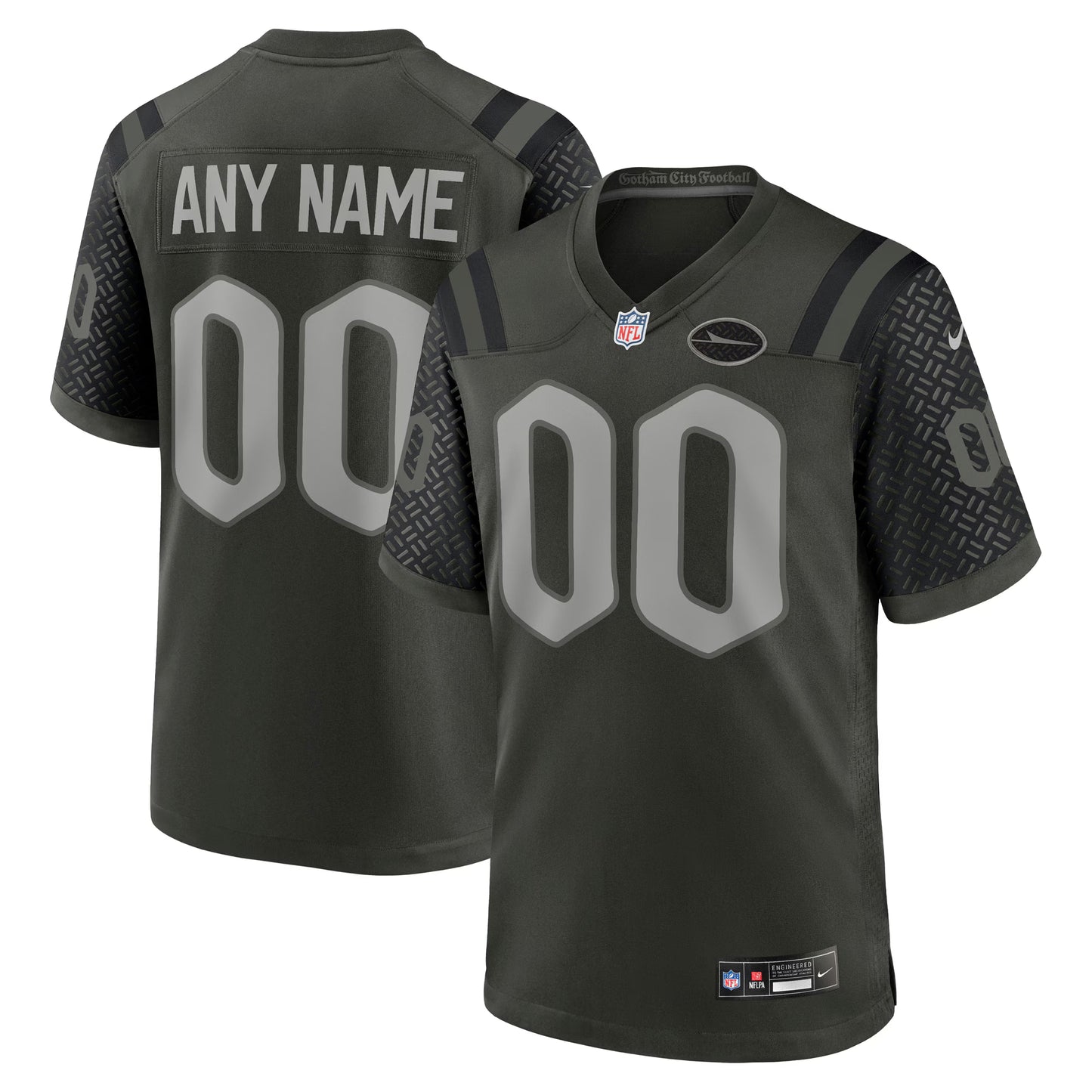 New York Jets Green 2025 Rivalries Collection Custom Game Jersey