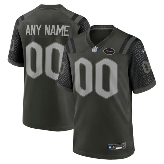 New York Jets Green 2025 Rivalries Collection Custom Game Jersey