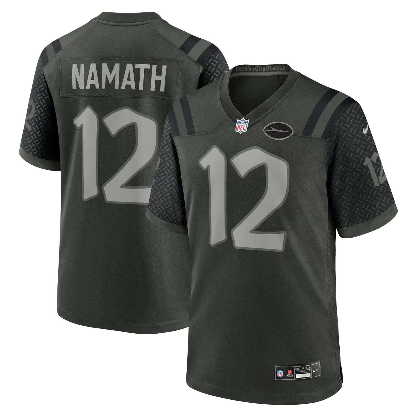 New York Jets Joe Namath Gotham Green 2025 Rivalries Collection Retired Player Game Jersey