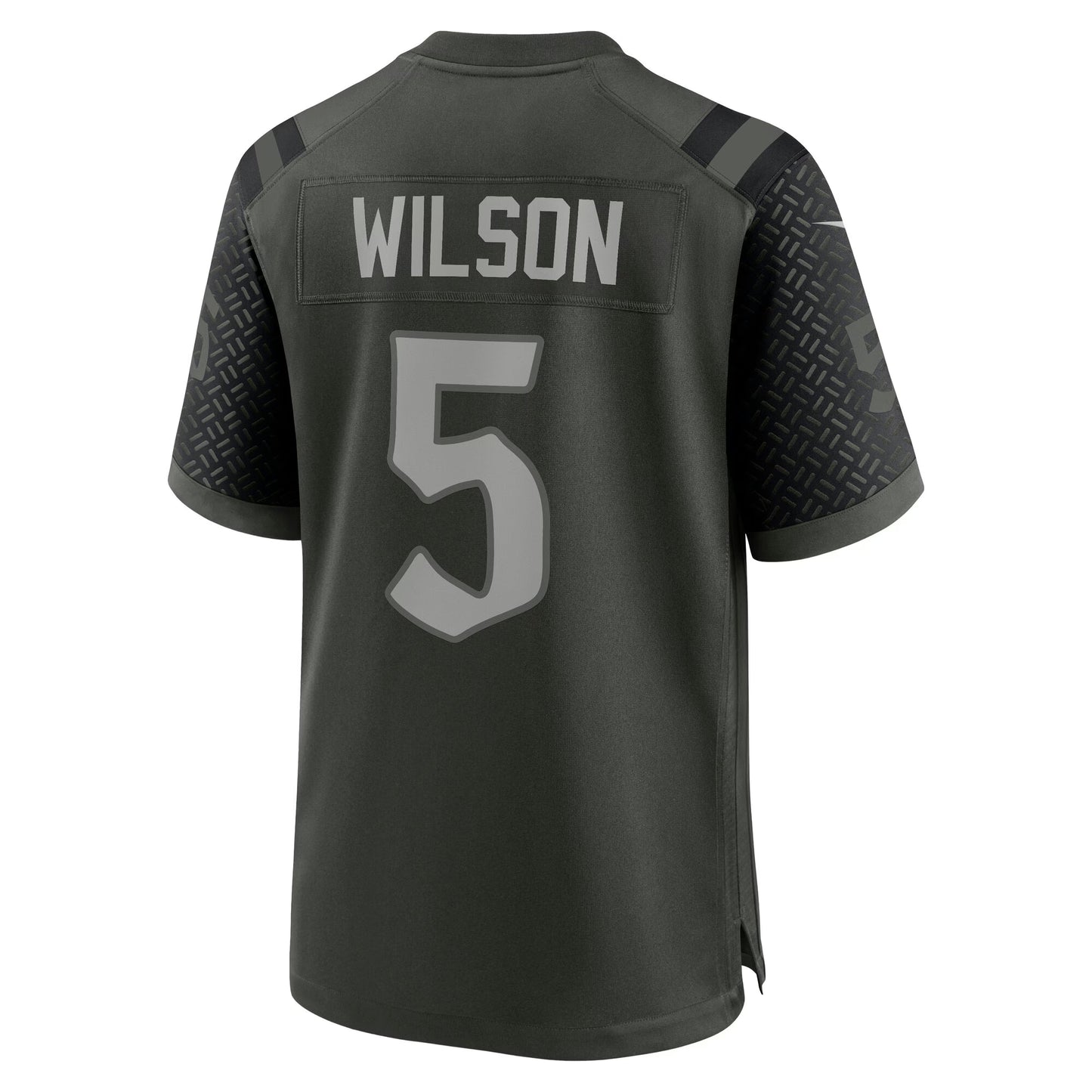New York Jets Garrett Wilson Gotham Green 2025 Rivalries Collection Game Jersey