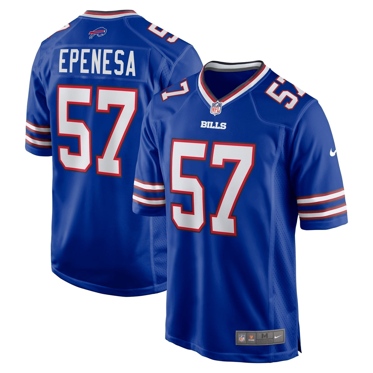 A.J. Epenesa Buffalo Bills Nike Game   Jersey - Royal
