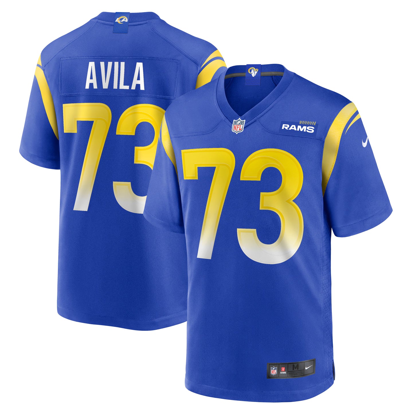 Los Angeles Rams Steve Avila Royal Home Game Jersey