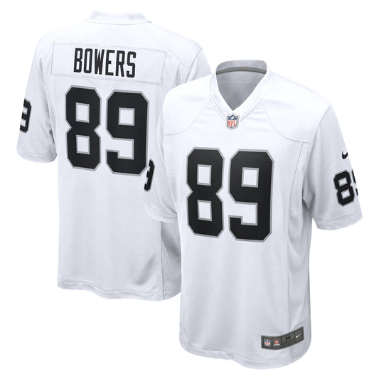 Las Vegas Raiders Brock Bowers White Game Jersey