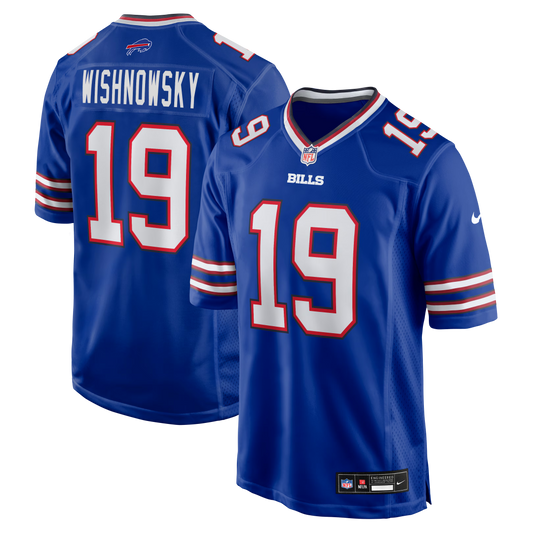 Buffalo Bills Mitch Wishnowsky Royal Team Game Jersey
