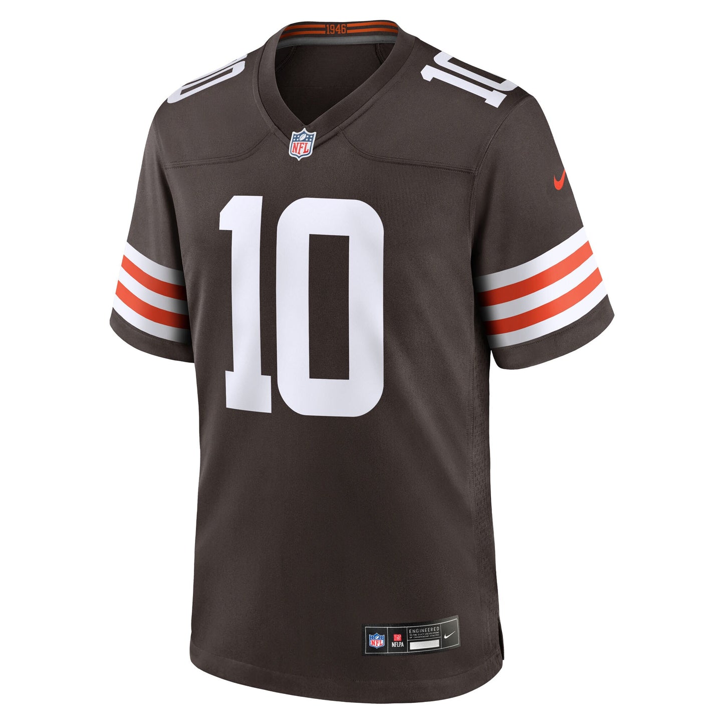Cleveland Browns Quinshon Judkins Brown 2025 NFL Draft Game Jersey