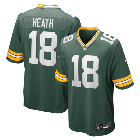 Green Bay Packers Malik Heath Green Game Jersey