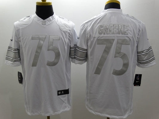 Men's Pittsburgh Steelers Joe Greene #75 White Game Jersey1