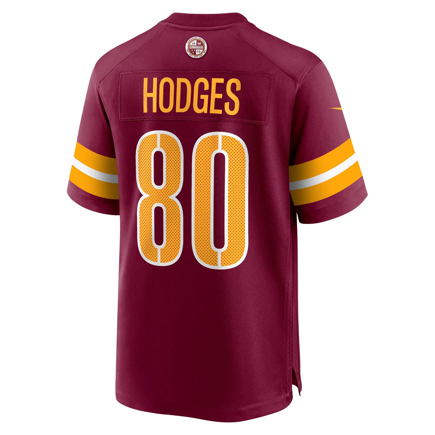Washington Commanders Curtis Hodges Burgundy Game Player Jersey
