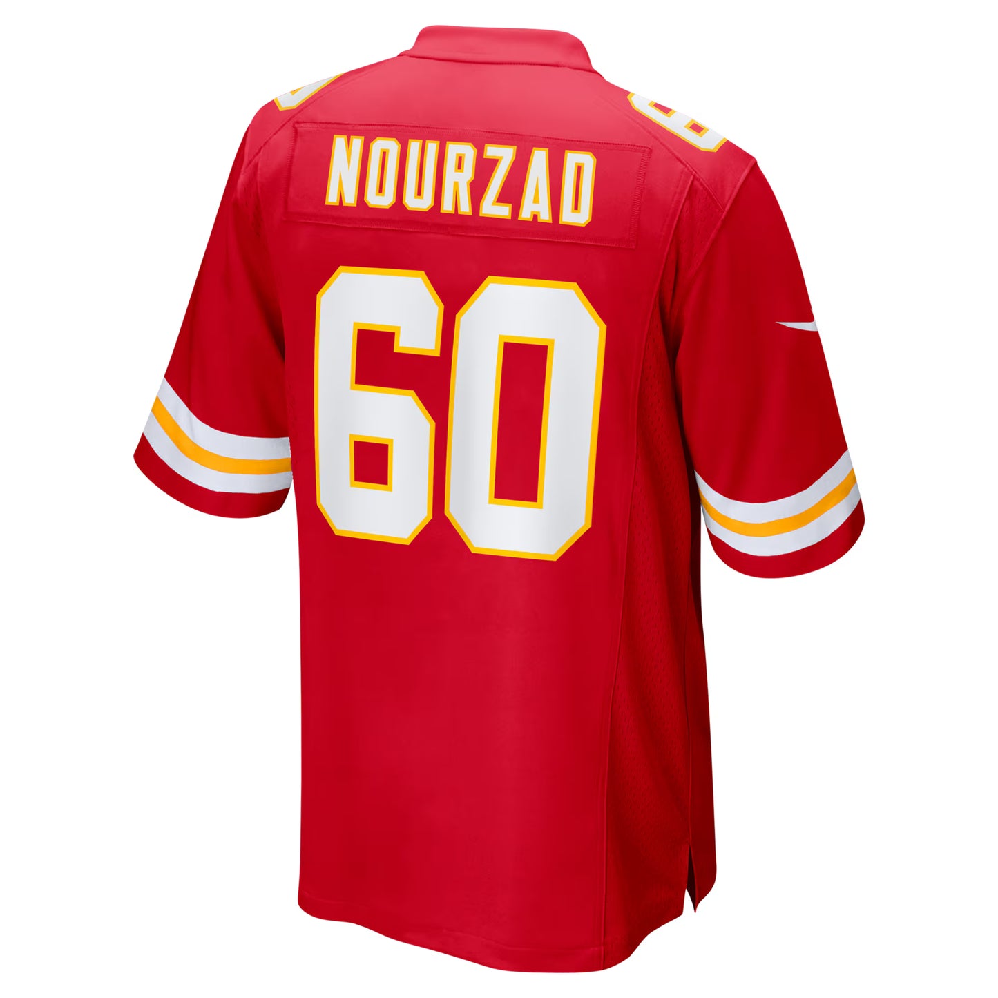 Kansas City Chiefs Hunter Nourzad Red Game Jersey
