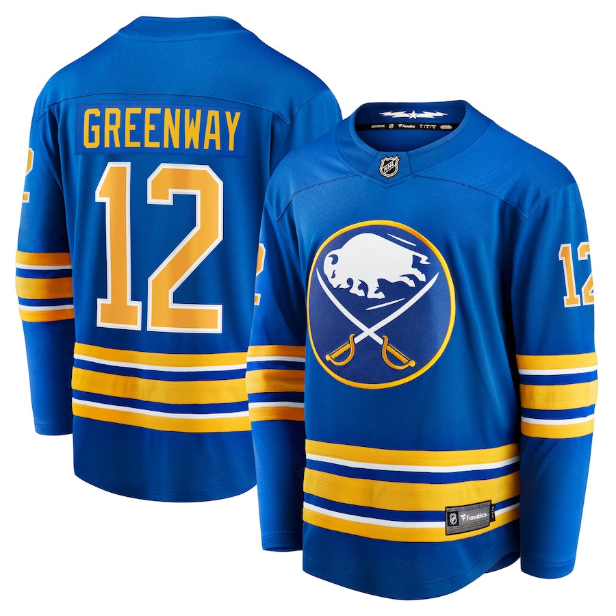 Jordan Greenway Buffalo Sabres   Home Breakaway Jersey - Royal