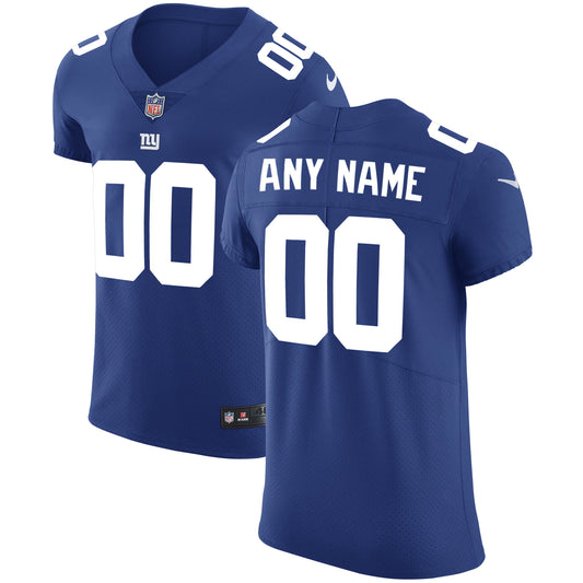 New York Giants Royal Vapor Untouchable Custom Elite Jersey