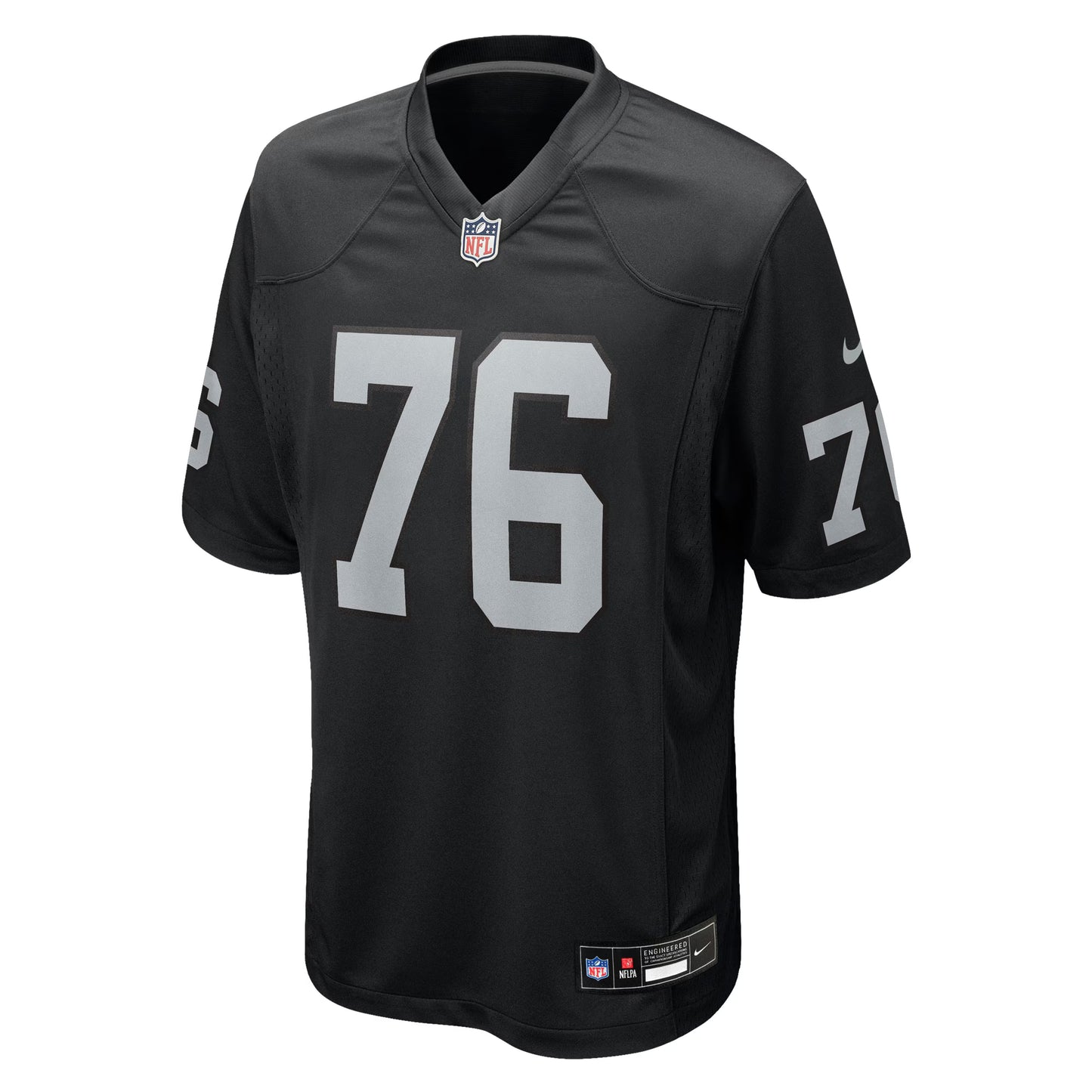 Las Vegas Raiders Caleb Rogers Black Team Game Jersey