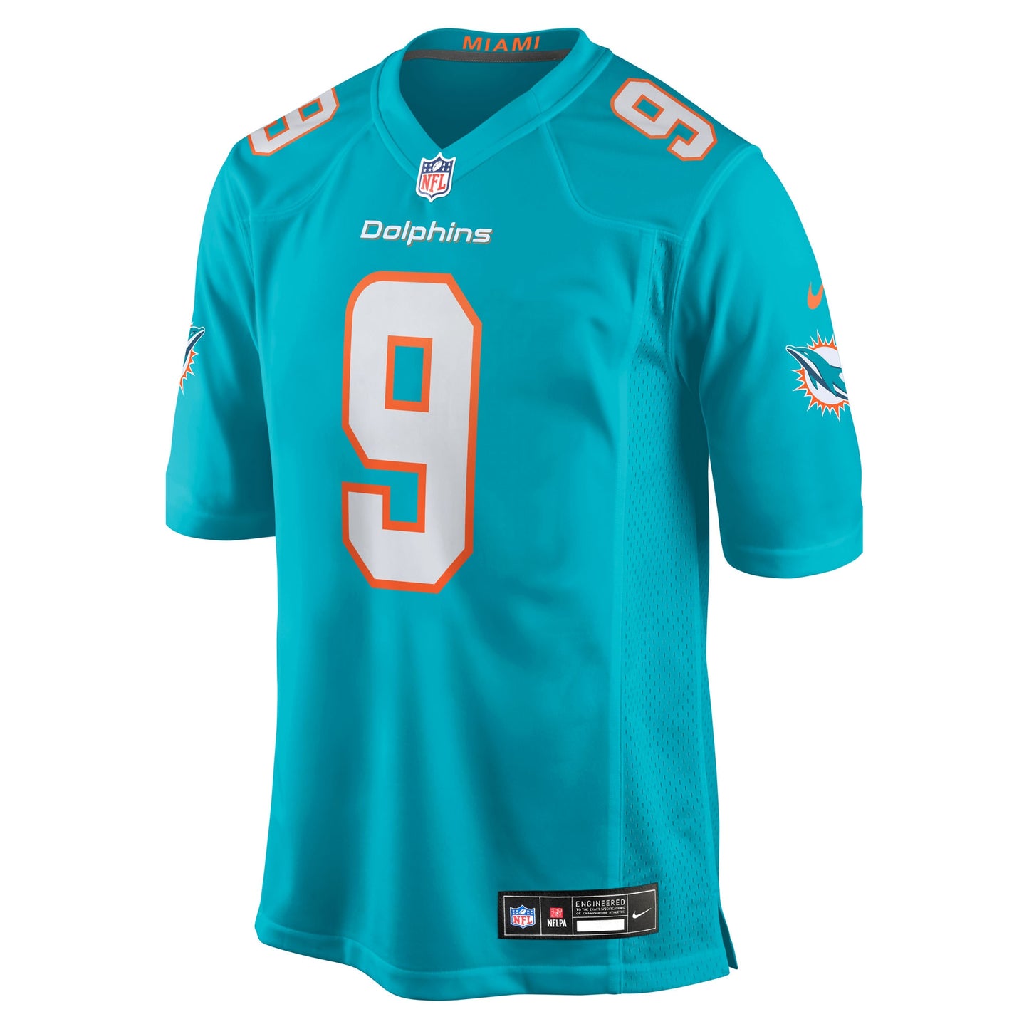 Miami Dolphins Ifeatu Melifonwu Aqua Team Game Jersey