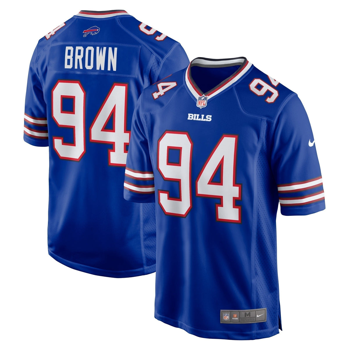 Andrew Brown Buffalo Bills Nike  Game Jersey -  Royal