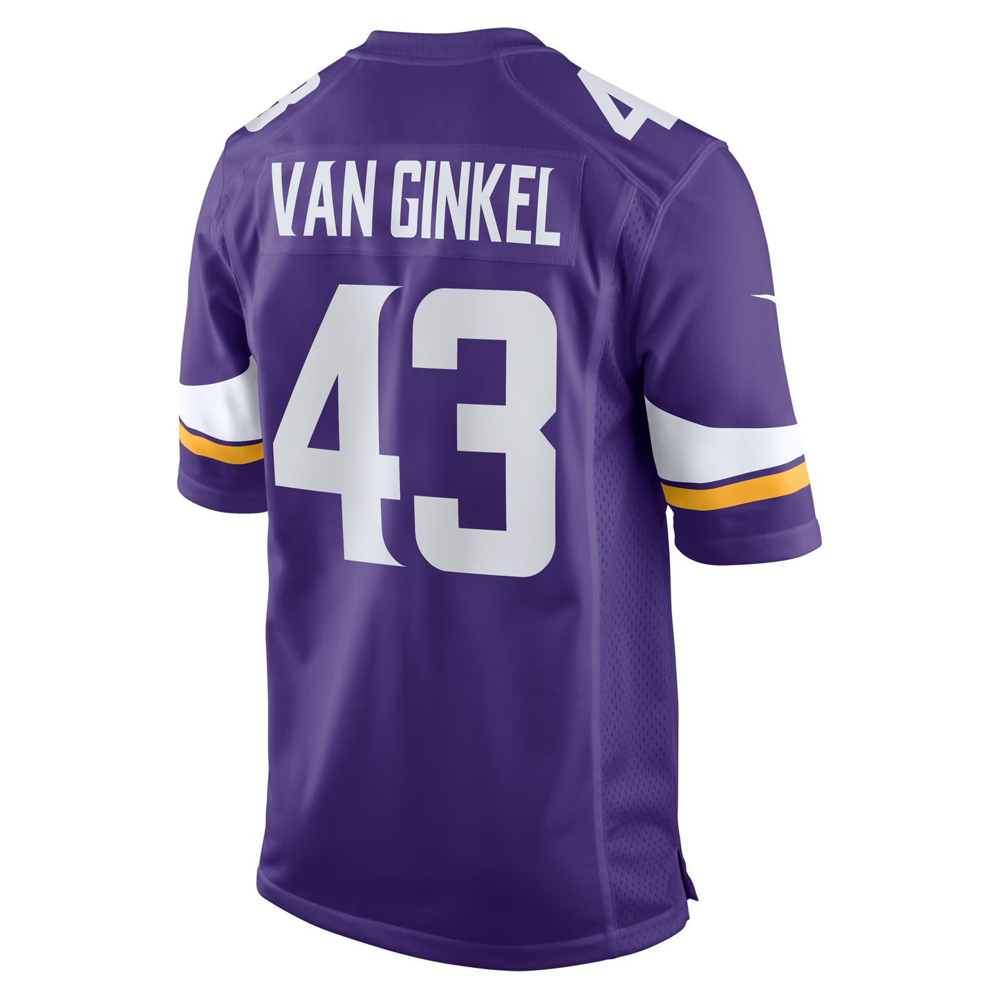 Minnesota Vikings Andrew Van Ginkel Purple Team Game Jersey