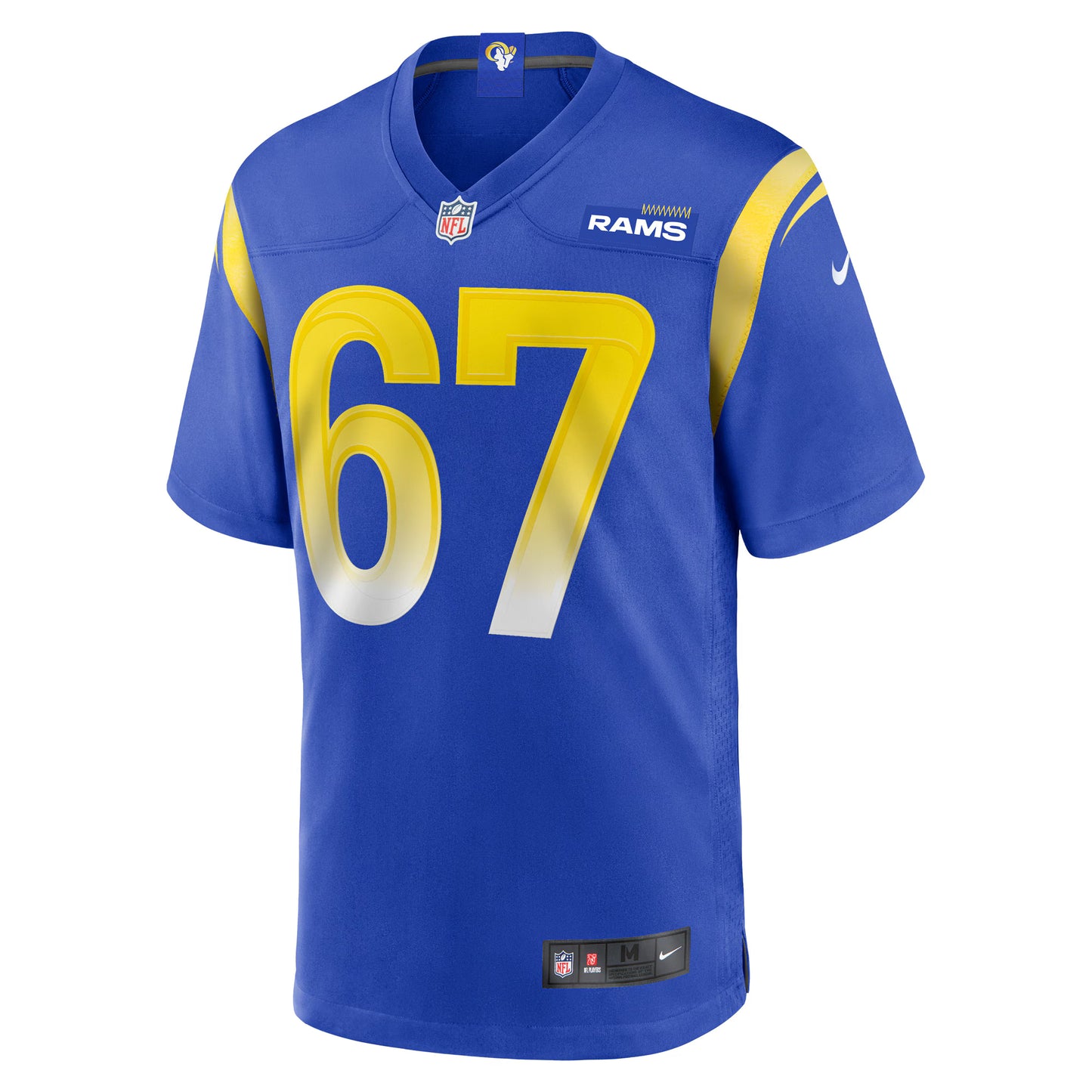 Los Angeles Rams Justin Dedich Royal Game Jersey
