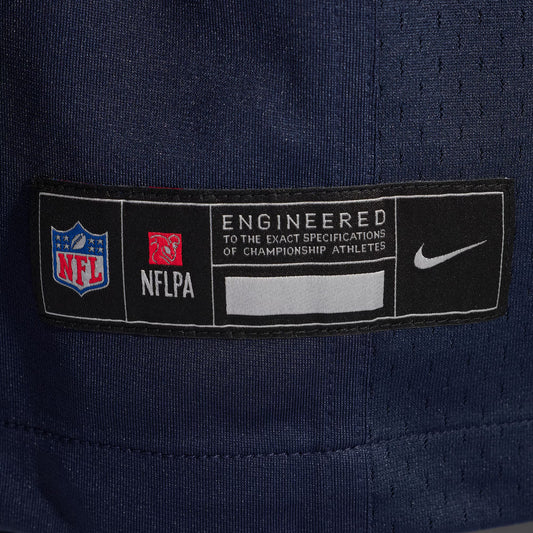 Chicago Bears Elijah Hicks Navy Team Game Jersey