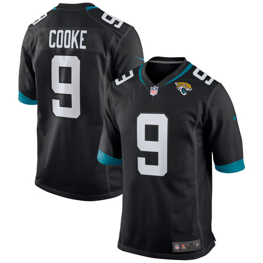 Jacksonville Jaguars Logan Cooke Black Game Jersey