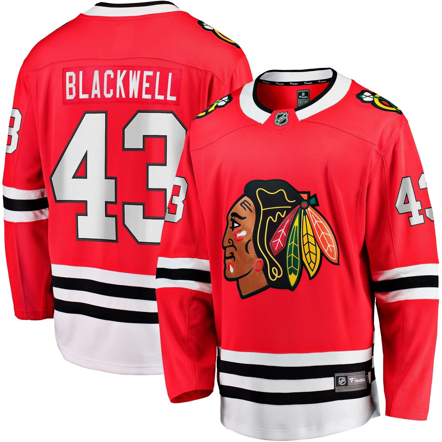 Colin Blackwell Chicago Blackhawks   Home Breakaway Jersey - Red