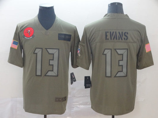 Men's Tampa Bay Buccaneers Mike Evans #13 Brown Game Jersey1