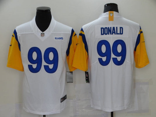 Men's Los Angeles Rams Aaron Donald #99 White Legend Jersey1