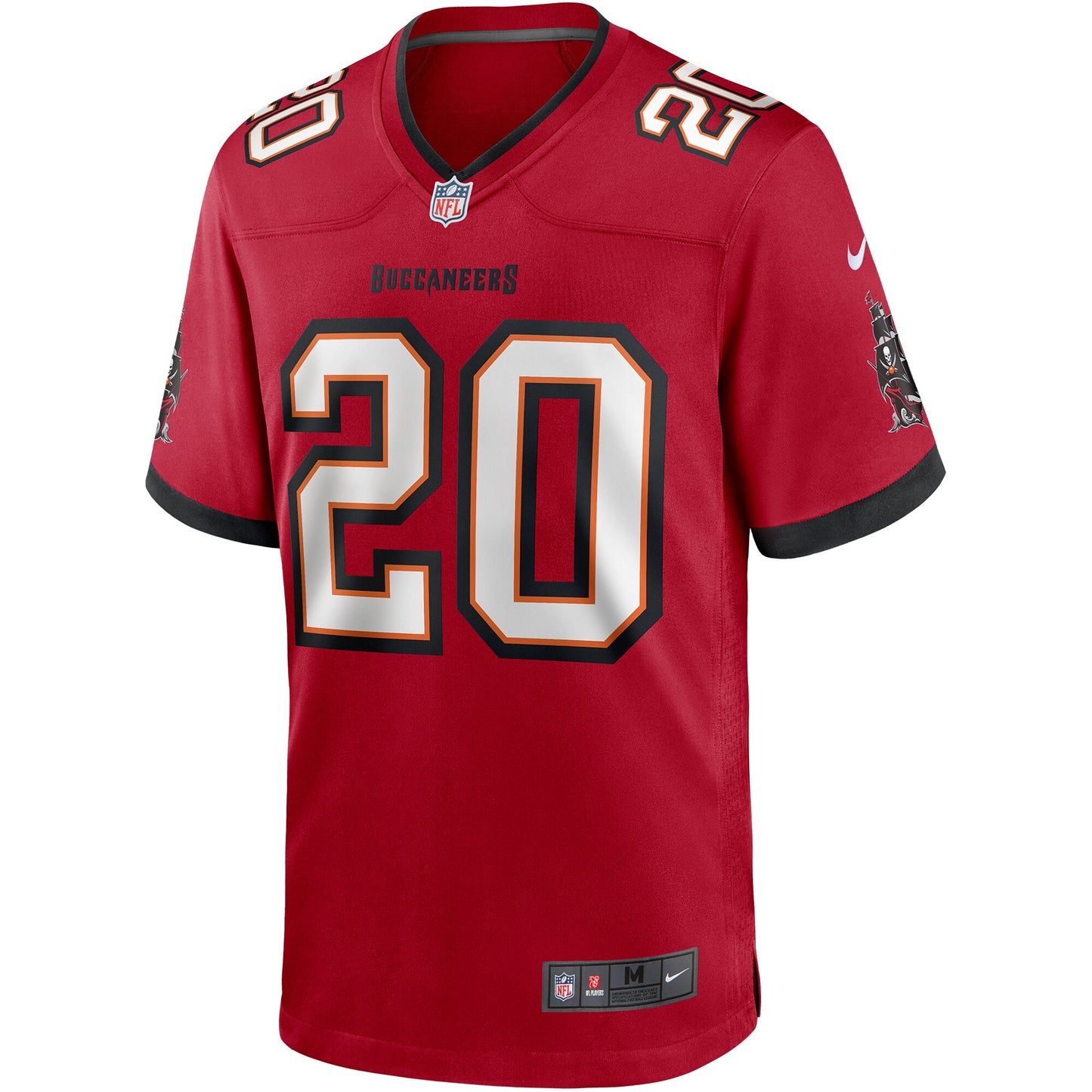 Tampa Bay Buccaneers Ronde Barber Red Game Retired Player Jersey