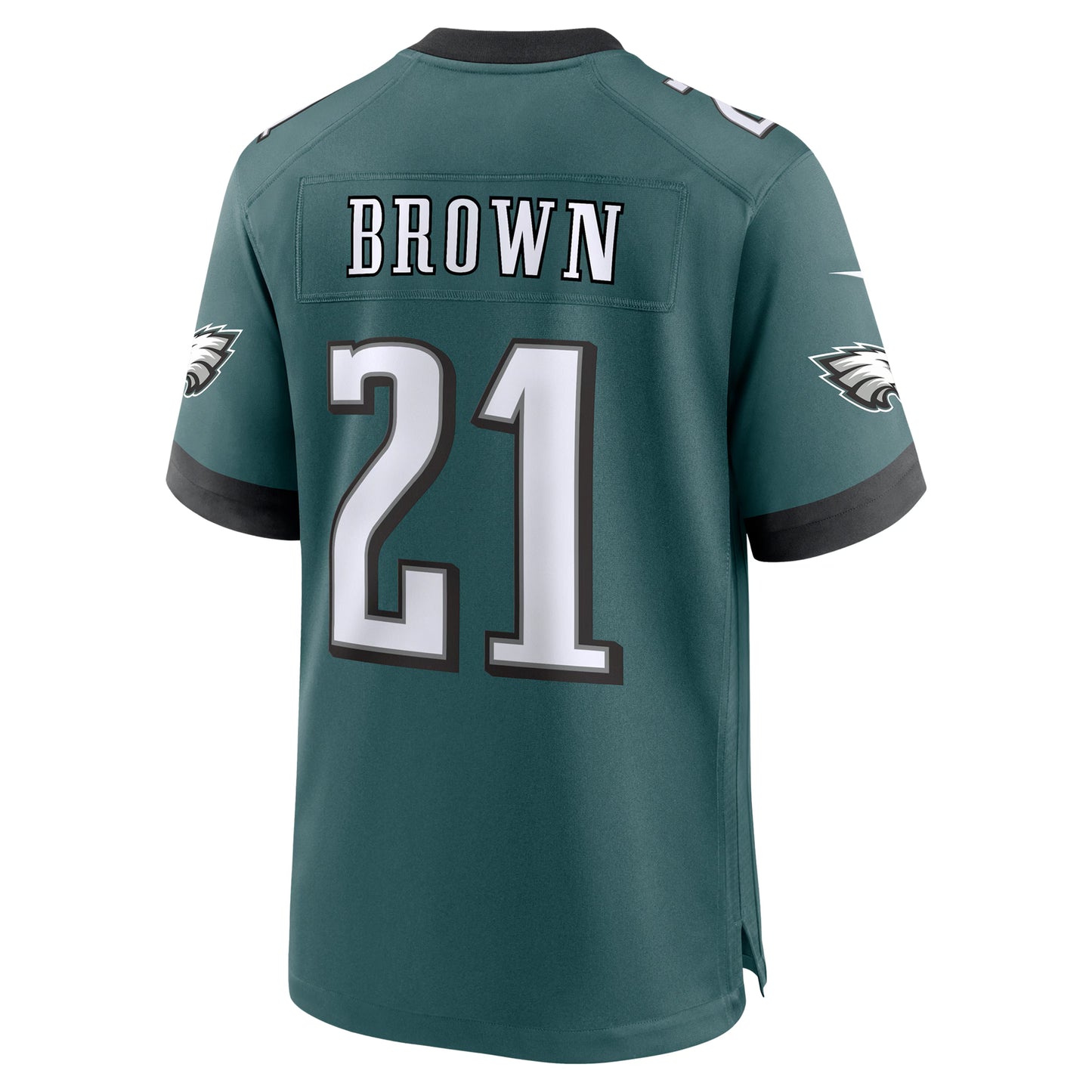 Philadelphia Eagles Sydney Brown Midnight Green Team Game Jersey