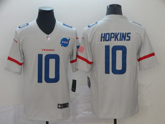 Men's Houston Texans DeAndre Hopkins #10 White City Edition Game Jersey1