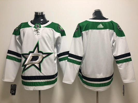 Men's Dallas Stars White Blank Player Jersey1