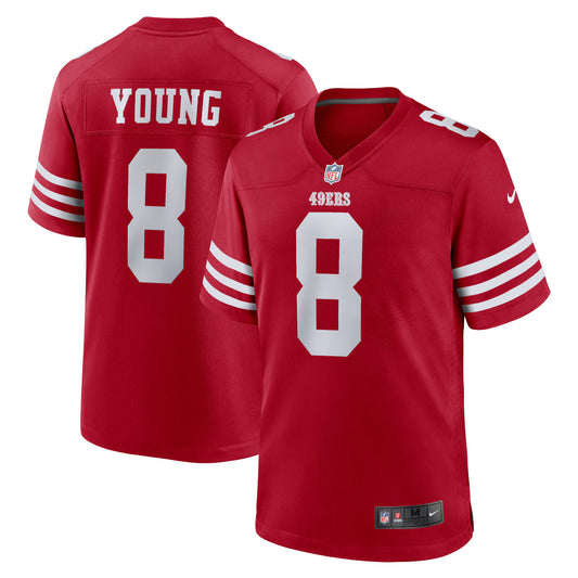 San Francisco 49ers Steve Young Scarlet Retired Player Game Jersey