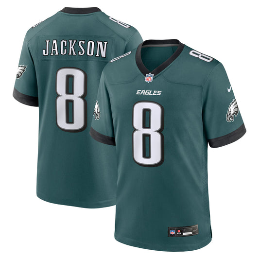 Philadelphia Eagles Adoree' Jackson Midnight Green Team Game Jersey