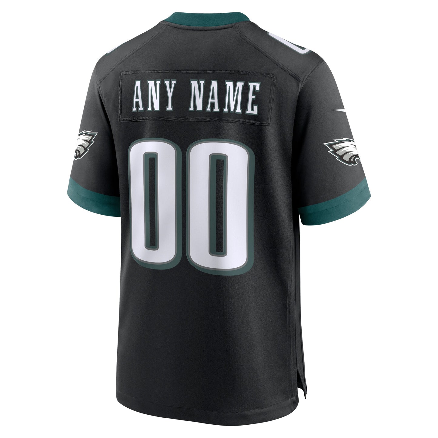 Philadelphia Eagles Black Alternate Custom Game Jersey