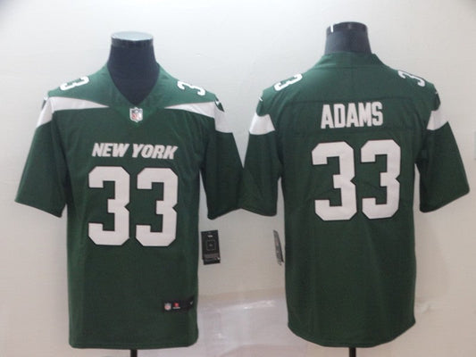 Men's New York Jets Jamal Adams #33 Green Game Jersey1