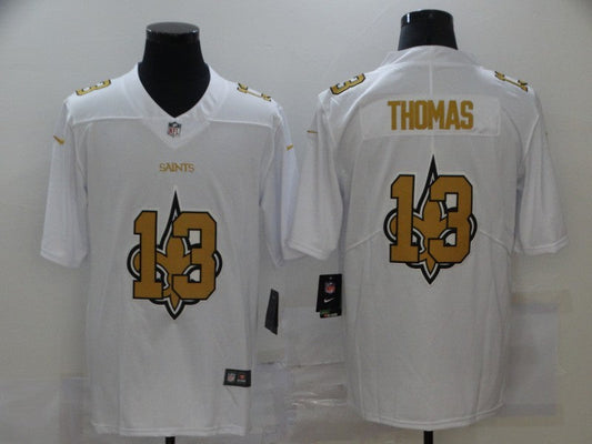 Men's New Orleans Saints Michael Thomas #13 White Game Player Jersey1