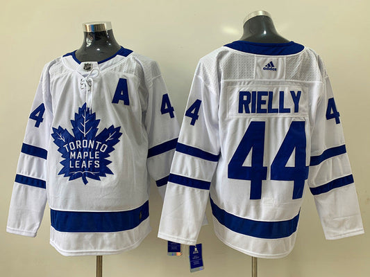 Men's Toronto Maple Leafs Morgan Rielly #44 White Player Game Jersey1