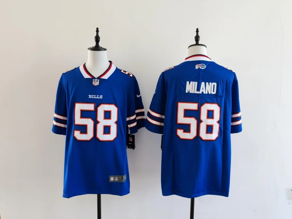 Men's Buffalo Bills Matt Milano Jersey-Blue