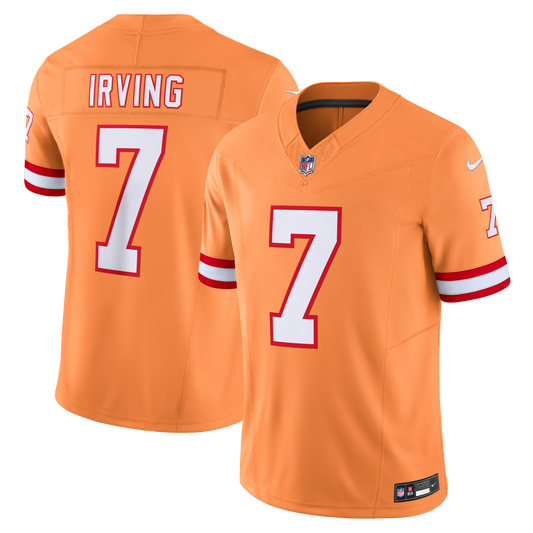 Tampa Bay Buccaneers Bucky Irving Orange Alternate 2 Throwback Vapor F.U.S.E. Limited Jersey