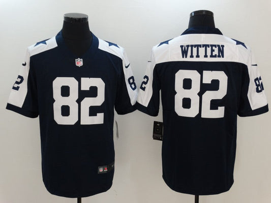 Men's Dallas Cowboys Jason Witten #82 Navy Alternate Fashion Game Jersey1