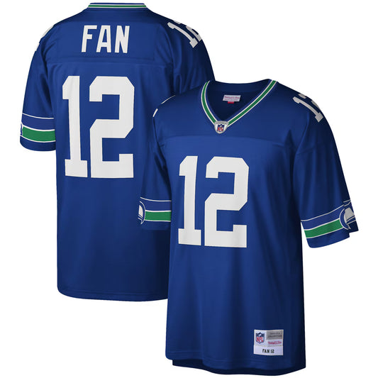 Seattle Seahawks 12s Mitchell & Ness Royal Legacy Replica Jersey