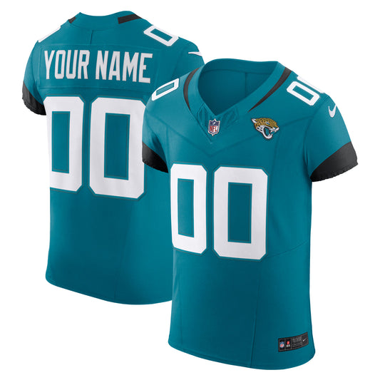 Jacksonville Jaguars Teal Vapor F.U.S.E. Elite Custom Jersey