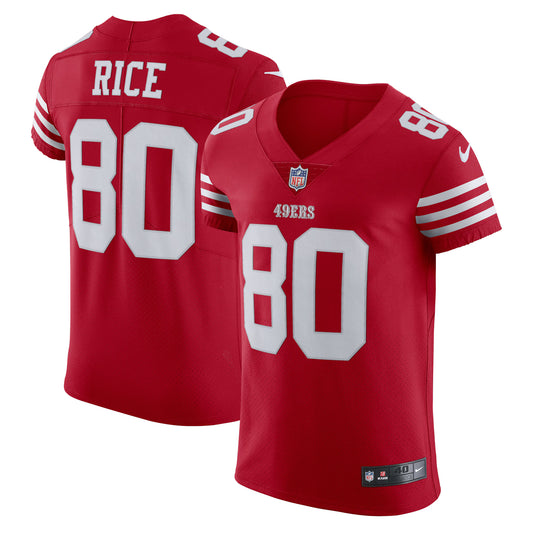 San Francisco 49ers Jerry Rice Scarlet Vapor Elite Retired Player Jersey