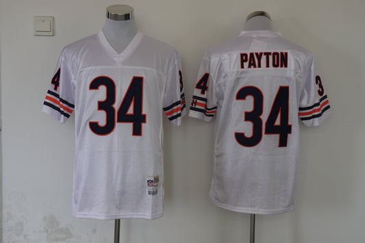 Men's Chicago Bears Walter Payton Mitchell & Ness White Legacy Replica Jersey1