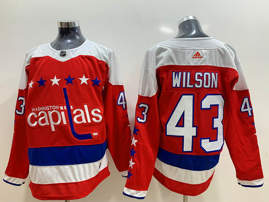 Men's Washington Capitals Tom Wilson #43 Red Player Jersey1