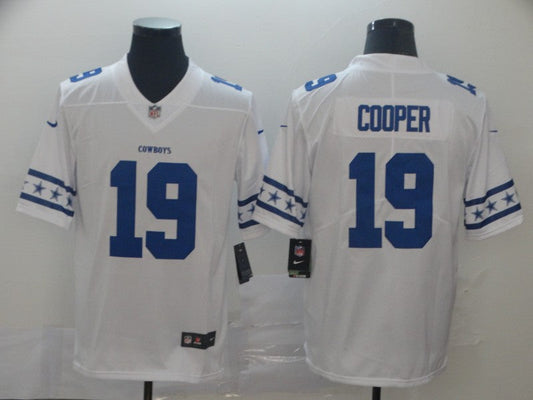 Men's Dallas Cowboys Amari Cooper #19 White Game Player Jersey1