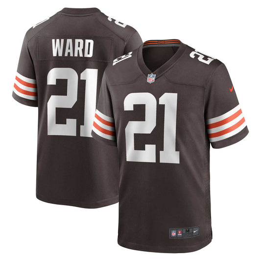 Cleveland Browns Denzel Ward Brown Game Jersey