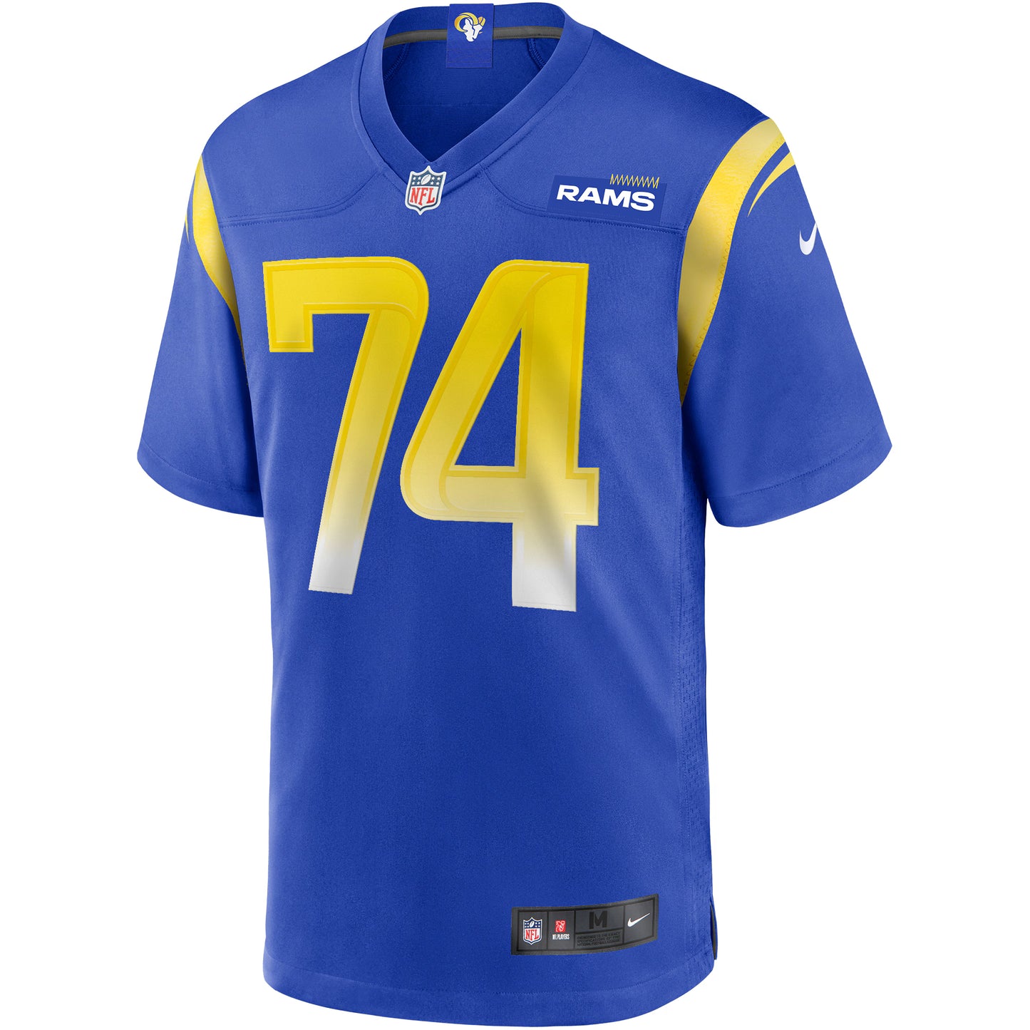 Los Angeles Rams Merlin Olsen Royal Game Retired Player Jersey