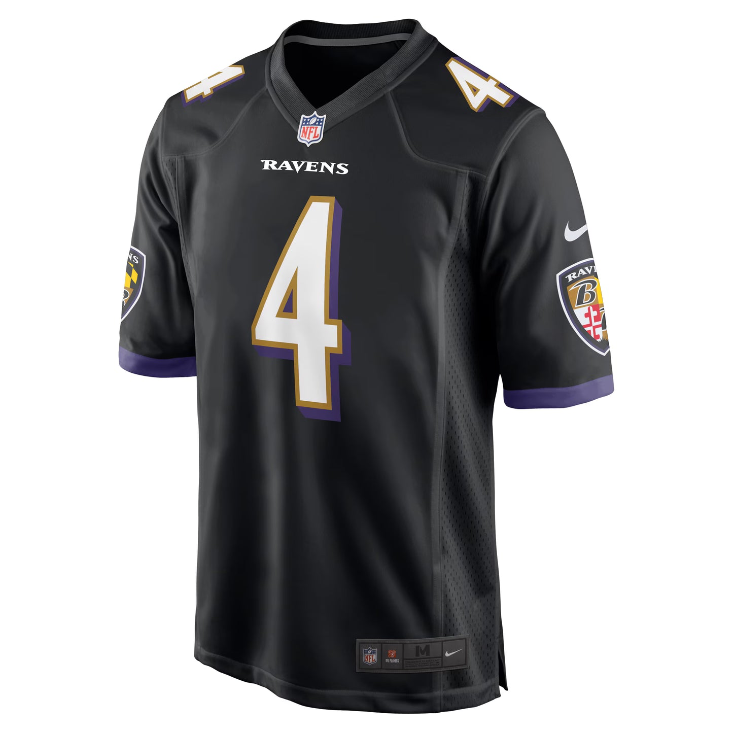 Baltimore Ravens Zay Flowers Black Alternate Game Jersey
